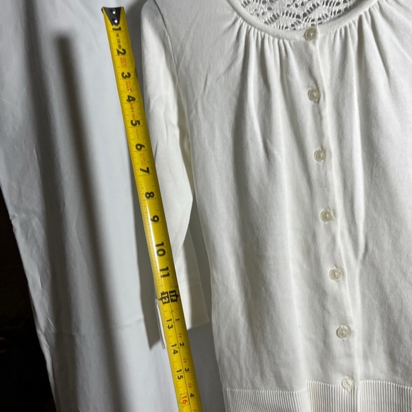 Anthropologie by Beth‎ Bowley white cardigan - Picture 8 of 9